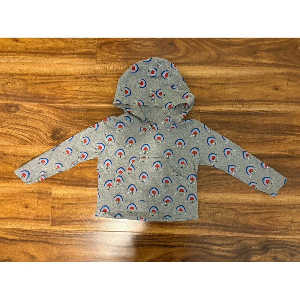 Tea Collection Kanga Hoodie, Umbrellas, Size 3T